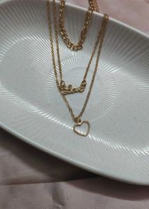 Gold Layered Necklace Set anti Tanishq