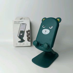 Bear Green Foldable Desktop Phone/Tablet Stand