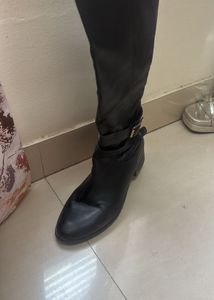 Classic Black Knee-High Boots