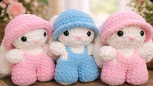 handmade crochet Bunny 🐇 Toy