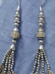 Silver Tassels for Lehenga or Saree