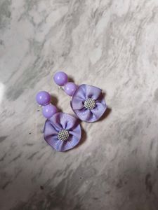 Cute Lavender Flower  hair clips