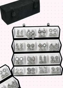 12 pair  earing trendy combo set