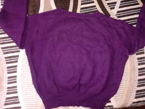 Purple Knit Pullover