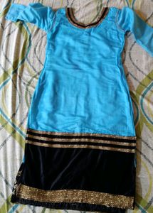 Festive Offer !!!!!Fantabulous Aqua Blue Kurta