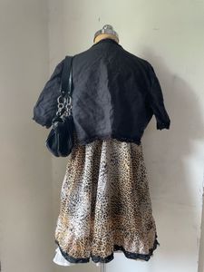 Leopard Print Mini Dress