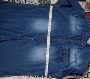 Gesture Men's Blue Denim Shirt