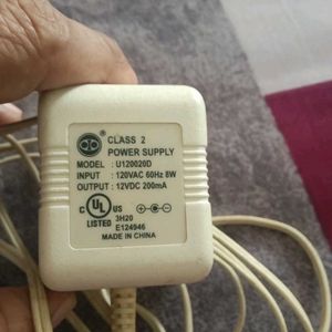 Power Supply Adapter 12VDC 200mA