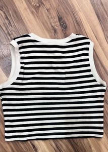 Striped Cropped Tank Top
