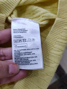 Yellow Knit Sweater
