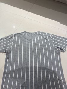 Gray Striped T-Shirt