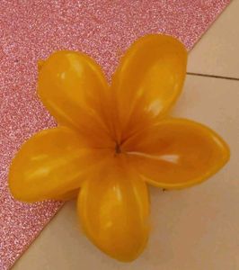 Yellow Flower Hair Clip