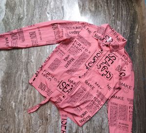 Alphabets Printed Shirt