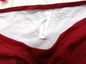 ❤️1.25.Red Bikini Bottom