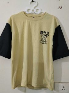Cool Cartoon Bear Graphic T-Shirt