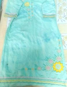 Elegant Mint Green Kurta Set