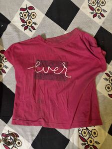 Pink Crop top
