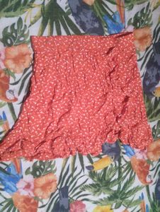 Cute Floral Mini Skirt