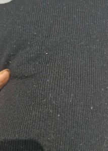 Black Turtleneck Top