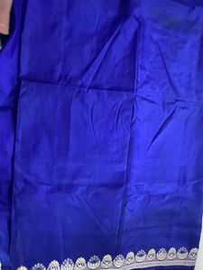 Royal Blue Banarasi Silk Saree