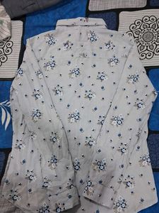 Floral Print Long Sleeve Shirt