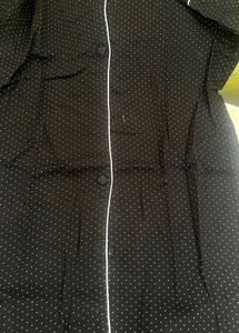 Black Polka Dot Pajama Set