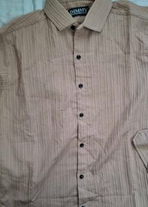 unisex Textured Button-Up Shirt