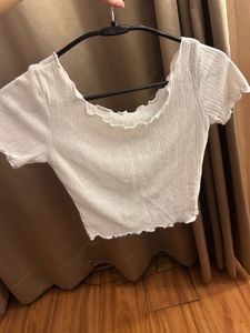 set of 4 White summer Tops