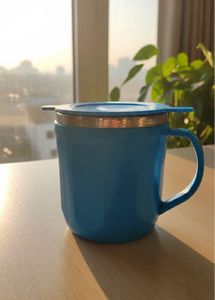 Blue Mug with Lid