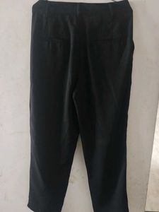 Black Relaxed Fit Trousers