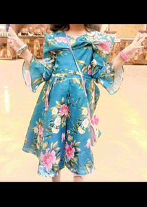 Beautiful Floral Print Dress for Girls