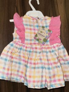 Candyhouse Girls Plaid Ruffled Dress