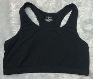 Black Non Padded Sports Bra