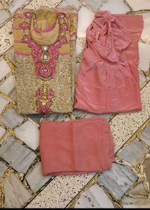 20. PURE CREPE Embroidered Suit