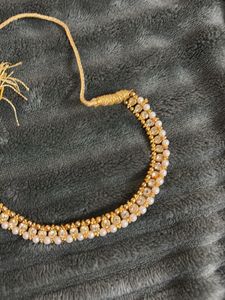 Exquisite Indian Style Necklace with Red and Green