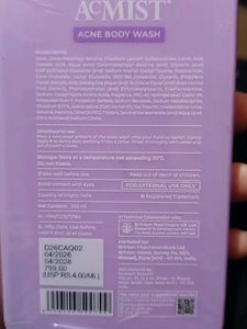 ACMIST Acne Body Wash