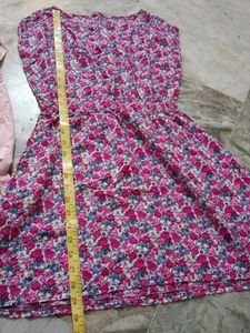 Lovely Pink &amp; Floral Kurta Set