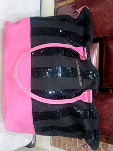 Victoria's Secret Pink & Black Tote