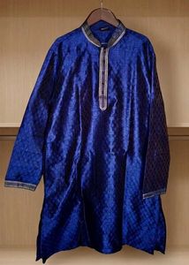Men's Royal Blue Kurta