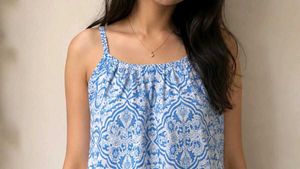 Boho Print Spaghetti Strap Tank Top