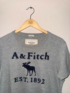 Abercrombie &amp; Fitch Grey Graphic T-Shirt