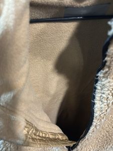 Cozy Brown Fleece Hoodie Jacket