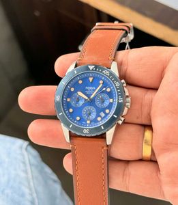Fossil Chronograph Blue Dial Watch FB-01 series*#
