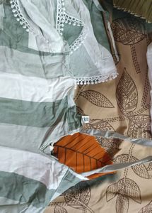 Beautiful Embroidery And Sleeves Design Kurti Set