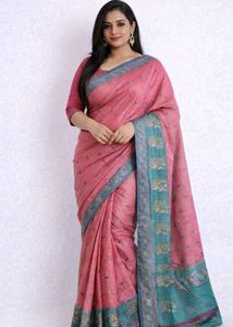 Pastel green Saree