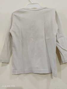 Kuchipoo 1-2 Years Girl Full Sleeves White Top