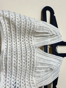 Striped Cropped Sleeveless Top