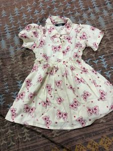 Cute Butterfly Print Dress