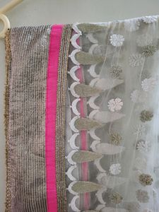 Beautiful White Duppata Just Like New