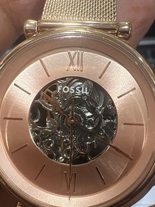 Fossil Rose Gold Mesh Watch